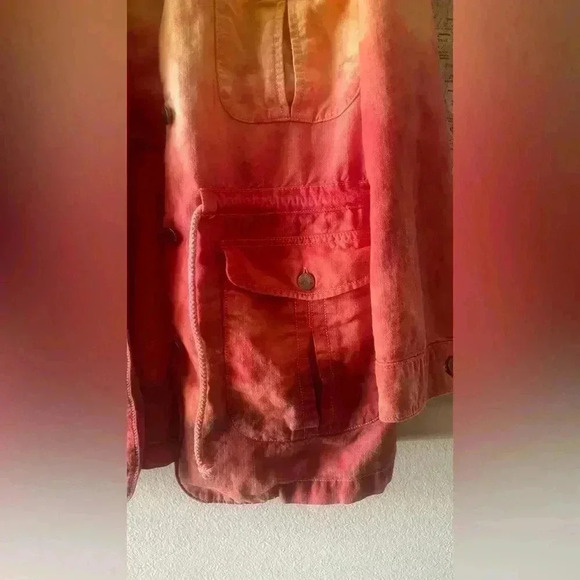 Faherty Sunrise Dyed Larkspur Utility Jacket Size M EUC - Picture 2 of 7